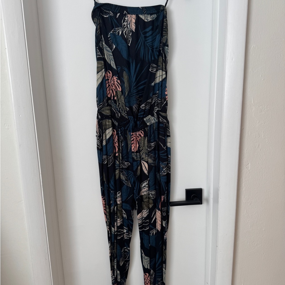 Tropical Pull On Jumpsuit